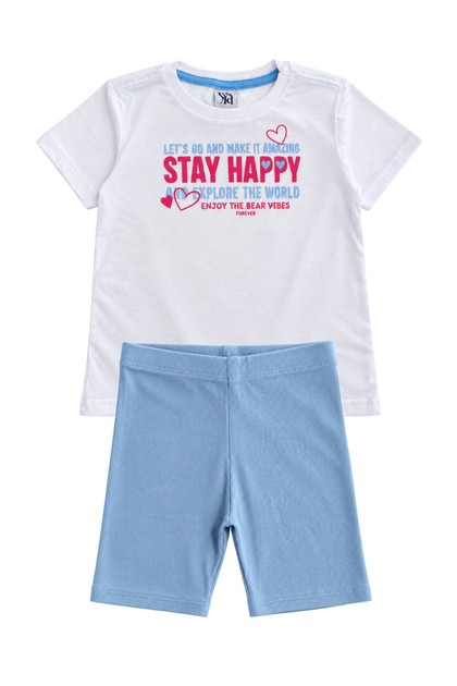 Conjunto Feminino Infantil Exploradora do Mundo