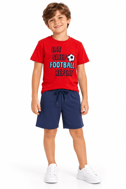 Conjunto Masculino Infantil Rotina de Jogador