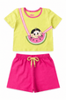 Conjunto Feminino Infantil Magali Faminta - Turma da Mônica