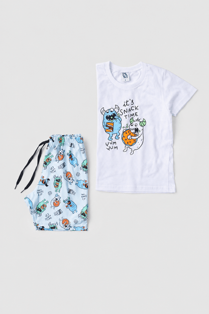 Pijama Infantil Masculino Lanchinho da Noite