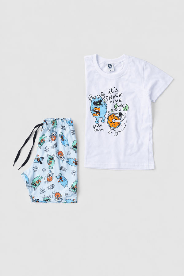 Pijama Infantil Masculino Lanchinho da Noite