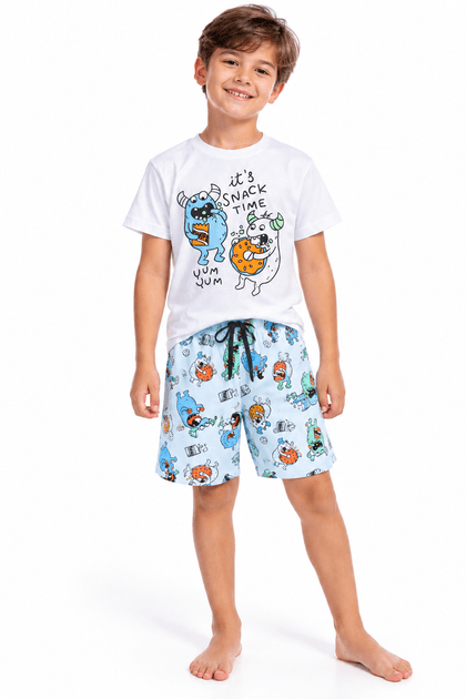 Pijama Infantil Masculino Lanchinho da Noite