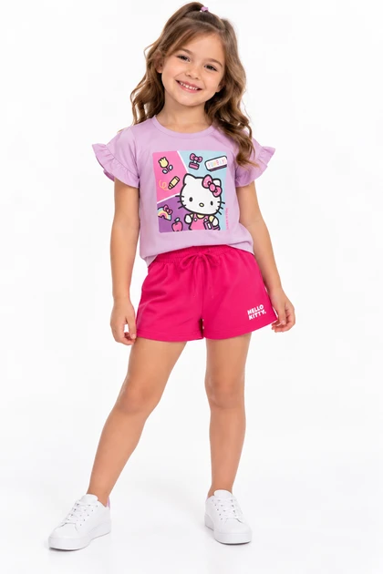 Conjunto Feminino Infantil Funday!! - Hello Kitty