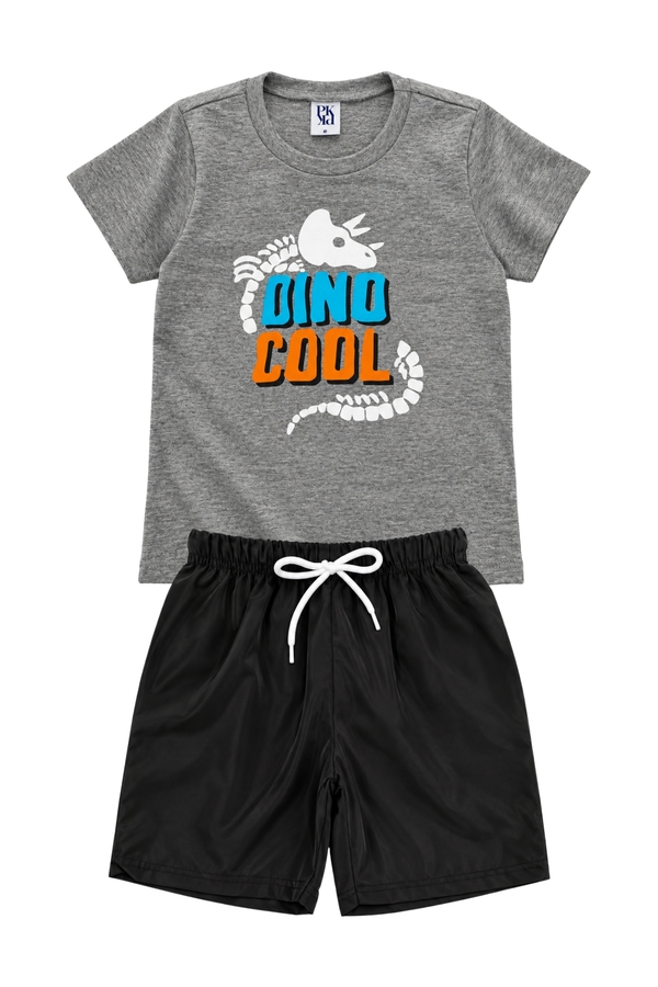 Conjunto Masculino Infantil Dinossauro Legal