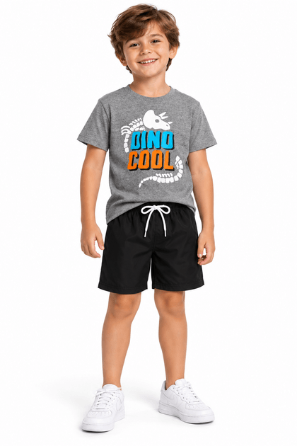 Conjunto Masculino Infantil Dinossauro Legal