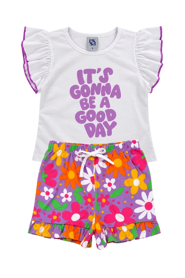 Conjunto Feminino Infantil Dia Encantador