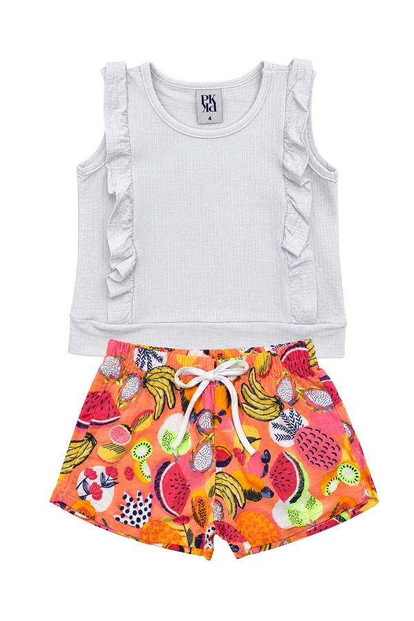Conjunto Feminino Infantil Doçura da Fruta