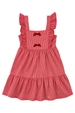 Vestido Feminino Infantil Listras e Laços