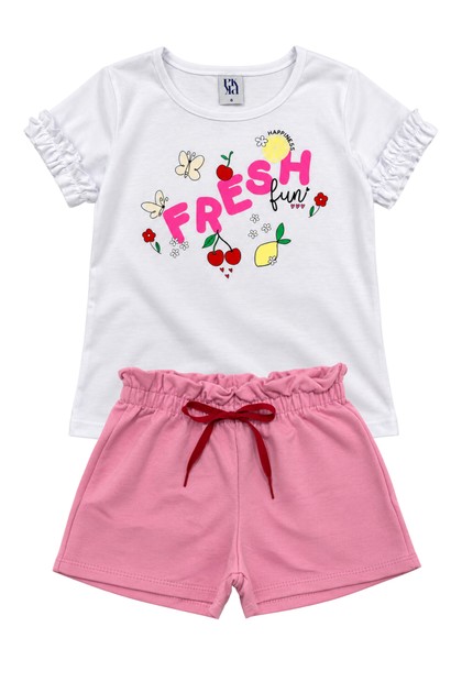 Conjunto Feminino Infantil Frescor Das Frutas