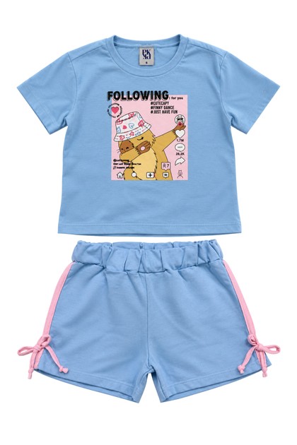Conjunto Feminino Infantil Blog da Capivara