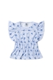 Conjunto Feminino Infantil Jardim Quadriculado