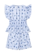 Conjunto Feminino Infantil Jardim Quadriculado