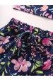 Conjunto Feminino Infantil Pantacourt Floral