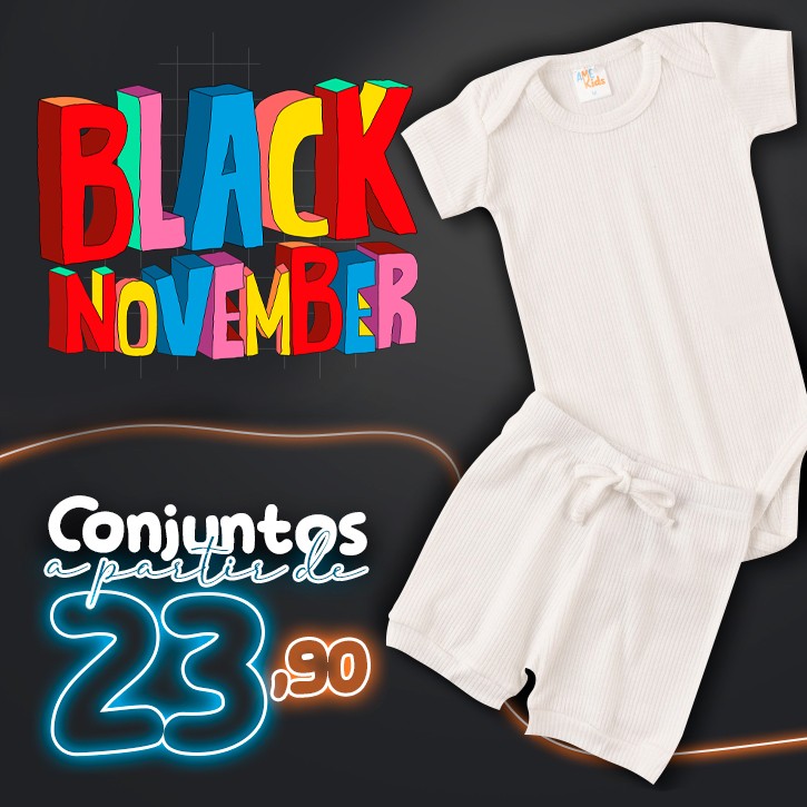 Black Friday - Conjuntos por R$ 23,90