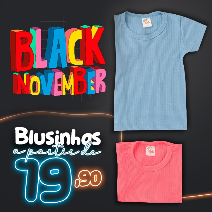 Black Friday - Blsuinhas por R$ 19,90