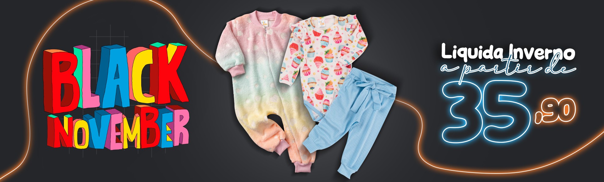 Black Friday - Conjuntos por R$ 35,90
