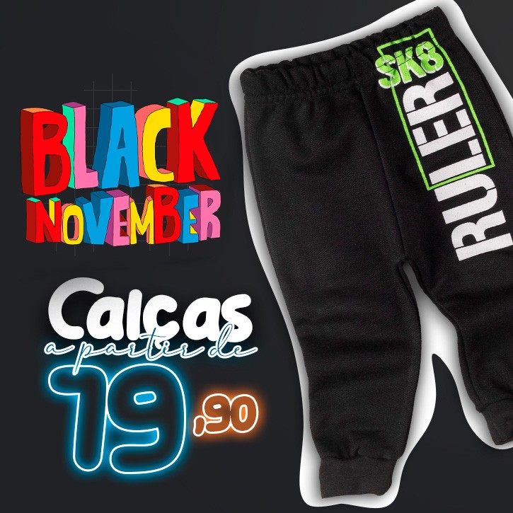 Black Friday - Calças por R$ 19,90