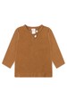 Conjunto Blusa Manga Longa e Calça Listrada - Avelã - Ame Kids