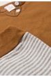 Conjunto Blusa Manga Longa e Calça Listrada - Avelã - Ame Kids