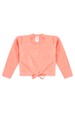 Conjunto Blusa e Calça Moletinho Menina -  Laranja Neon - Ame Kids