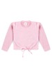 Conjunto Blusa e Calça Moletinho Menina -  Rosa Bebê - Ame Kids