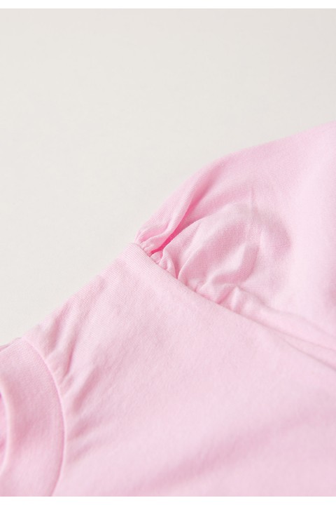 Conjunto Blusa e Calça Moletinho Menina -  Rosa Bebê - Ame Kids