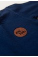 Conjunto Blusa Manga Longa e Calça Ecosustentável - Azul Marinho - Ame Kids