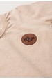 Conjunto Blusa Manga Longa e Calça Ecosustentável - Areia - Ame Kids