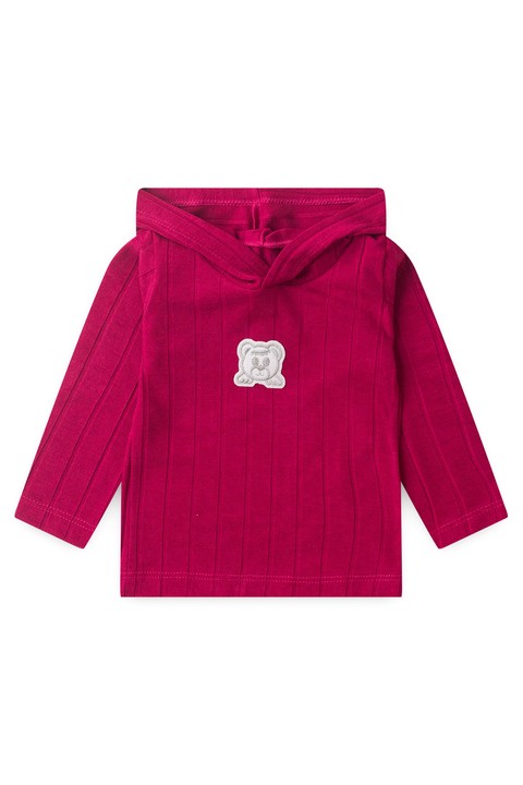 Conjunto Blusa Manga Longa Ursinho e Calça - Bordô - Ame Kids