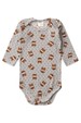Conjunto Canelado Light Longo - Urso Mescla - Ame Kids