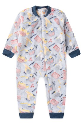 Macacão Fleece - Helicóptero - Ame Kids