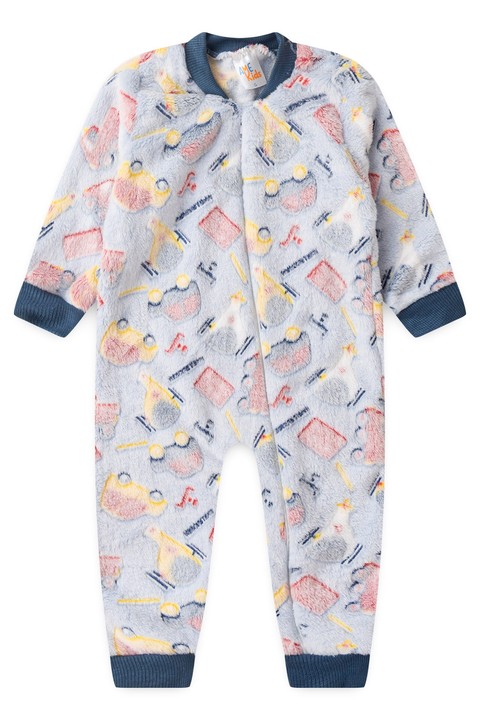 Macacão Fleece - Helicóptero - Ame Kids