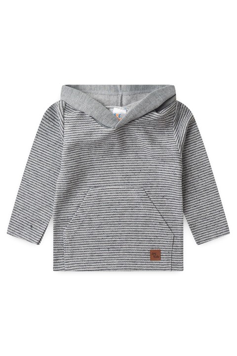 Conjunto Blusa Manga Longa e Calça - Sustentável Mescla - Ame Kids