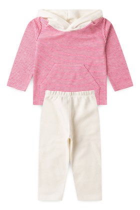 Conjunto Blusa Manga Longa e Calça - Sustentável Pink - Ame Kids