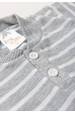 Conjunto Body Canelado Botões Menino - Mescla - Ame Kids
