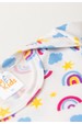 Conjunto Suede Longo Estampado - Arco Iris Off-White - Ame Kids