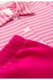 Conjunto Blusa Listrada e Calça Menina - Rosa - Ame Kids