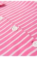 Conjunto Blusa Listrada e Calça Menina - Rosa - Ame Kids
