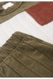 Conjunto Blusa Manga Longa Tricolor e Calça - Verde - Ame Kids