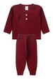 Conjunto Blusa Manga Longa e Calça Moscou - Bordô - Ame Kids