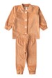Conjunto Casaco  Manga Longa e  Calça Plush - Cobre - Ame Kids