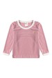 Conjunto Blusa Manga Longa Friso e Calça - Rosa - Ame Kids