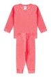 Conjunto Infatil Bebê Blusa e Calça Térmica - Rosa Neon - Ame Kids