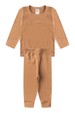 Conjunto Infatil Bebê Blusa e Calça Térmica - Caramelo - Ame Kids