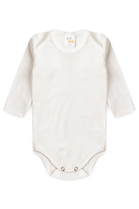Conjunto Body e Calça Térmica - Off-White - Ame Kids