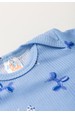 Conjunto Canelado Light Longo - Balões Azul Bebê - Ame Kids