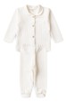 Conjunto Blusa e Calça Bubble Menina - Off-White - Ame Kids