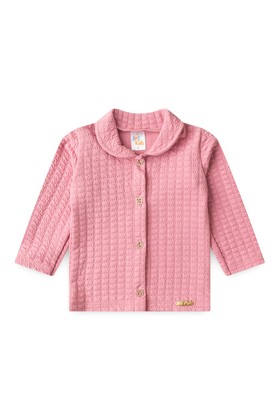 Conjunto Blusa e Calça Bubble Menina - Rosa - Ame Kids