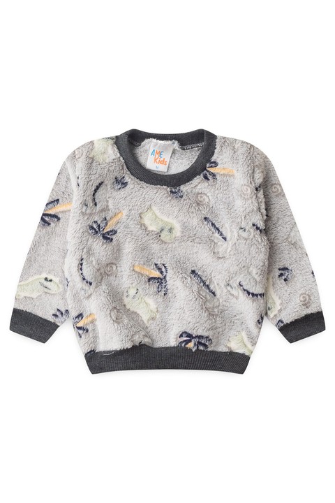 Conjunto Casaco e Calça Fleece - Dinossauro - Ame Kids