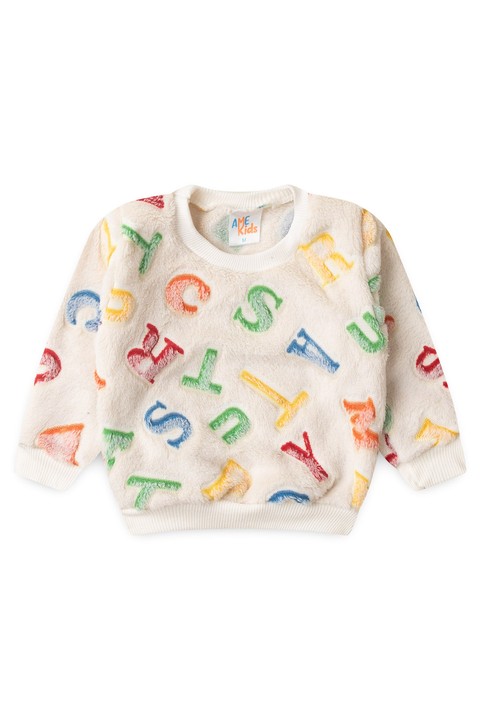 Conjunto Casaco e Calça Fleece - Letras - Ame Kids